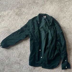 Green Courderoy button up